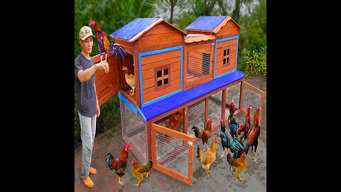 How to make chicken coop at home | The low cost chicken coop idea