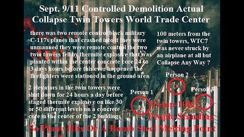 Hoax National Terrorist Attacks Controlled Demolition Actual Collapse Twin Towers