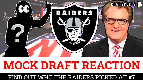 Mel Kiper NFL Mock Draft 2.0 Reaction: Find Out Who The Las Vegas Raiders Selected At Pick #7