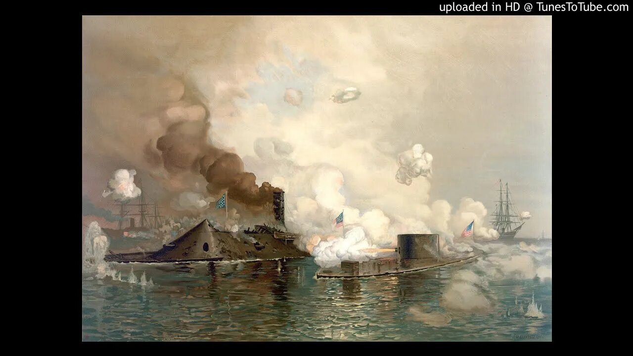 The Monitor and the Merrimack Battle of Ironclads Civil War You