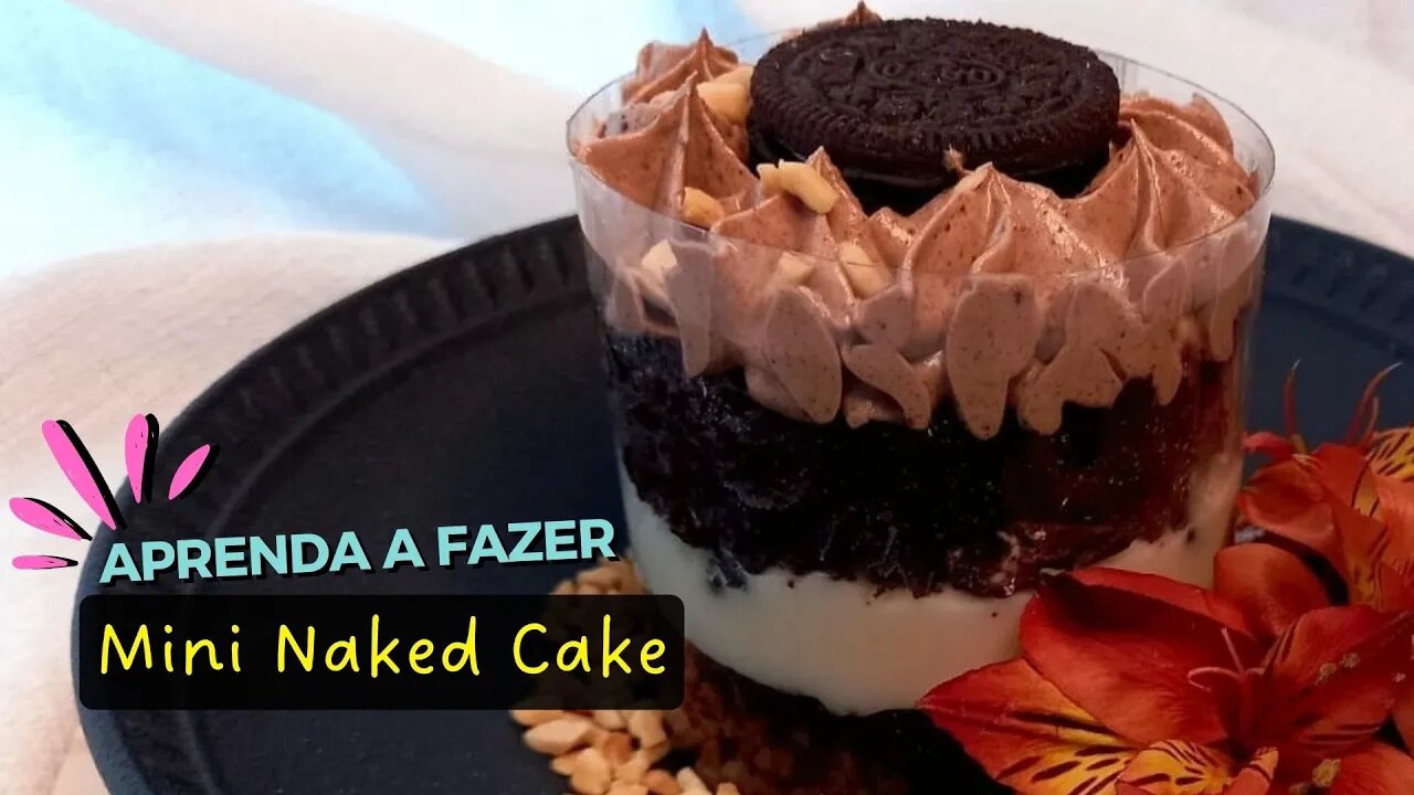 Mini Naked Cake Aprenda A Fazer