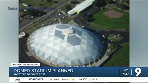 Domed stadium planned near Kino Sports Complex
