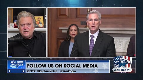Steve Bannon: “Kevin McCarthy Did NOTHING On This”