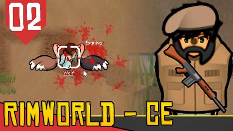 Duelos MORTAIS Contra Animais - Rimworld Combat Extended #02 [Série Gameplay PT-BR]