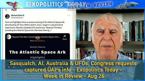 Sasquatch, AI, Australia & UFOs, Congress requests captured UAPs info