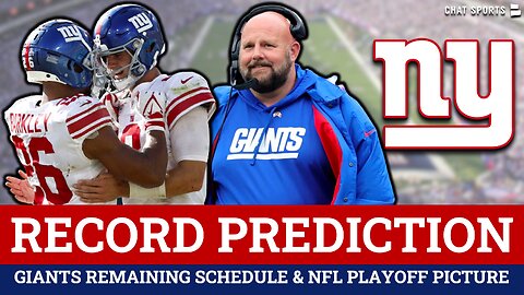 Giants Record Prediction + NFL Playoff Picture Following The Bye Week | Giants News & Rumors