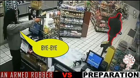 Attempted store robbery | cashier foreseeing robbery at gunpoint | Real Violence For Knowledge