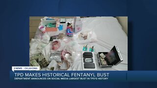 Tulsa police make historic fentanyl bust