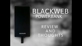 Blackweb power bank charger Review and Thoughts