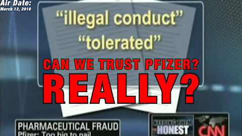 Pfizer Too Big To Nail - Pharmaceutical Fraud - Anderson Cooper 360