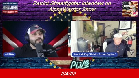 2.4.22 Patriot Streetfighter Interview on AlphaWarrior Show - Khazarian Mafia 101