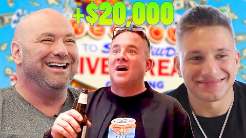 Uncle Timmy won $20,000 Gambling w/ Dana White's Money