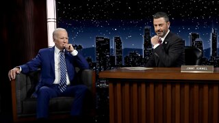 Few Laughs, Tough Questions As President Biden Chats With Kimmel