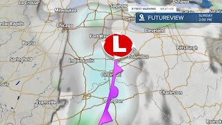 Chance for Snow on Sunday
