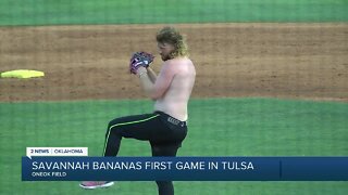 Savannah Bananas First Game in Tulsa