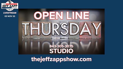 Open Line Thursday 02 NOV 2022
