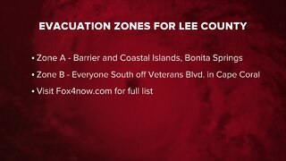 Cape Coral residents in zone B asked to evacuate