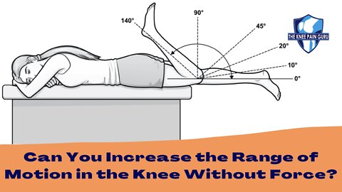 Can You Increase the Range of Motion in the Knee without Force? by the Knee Pain Guru #kneeclub