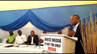 SOUTH AFRICA - Johannesburg - Support for Sekunjalo Independent Media (videos) (oot)