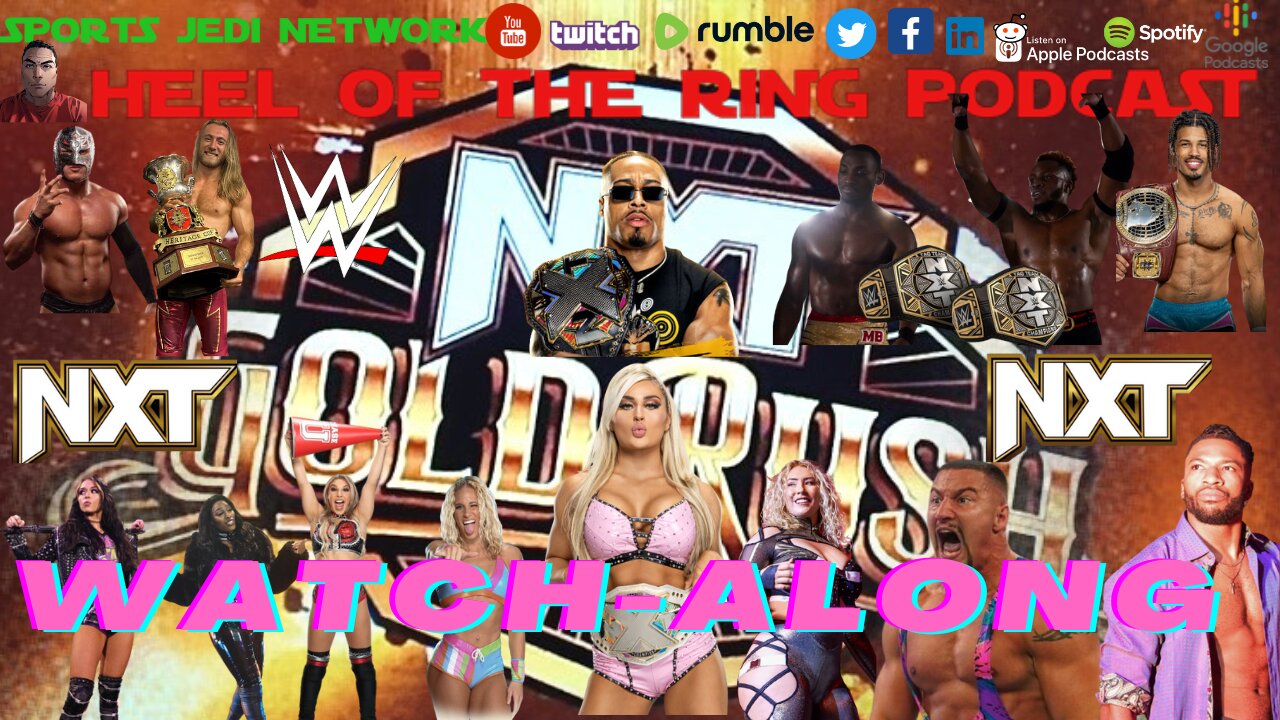 🟡WWE NXT GOLD RUSH WEEK 2 Live Reactions & Watch Along (No footage