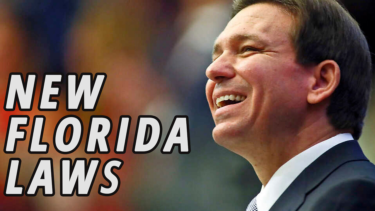 New Florida Laws Explained Governor Ron DeSantis