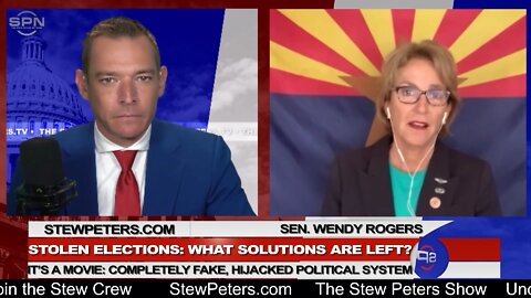 Wendy Rogers Joins the Stew Peters Show to Update on Trump Rally Postponement and Races In AZ