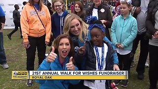 Annual Walk for Wishes fundraiser in Royal Oak