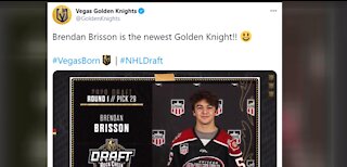 Brendan Brisson speaks on becoming Vegas Golden Knight in NHL Draft