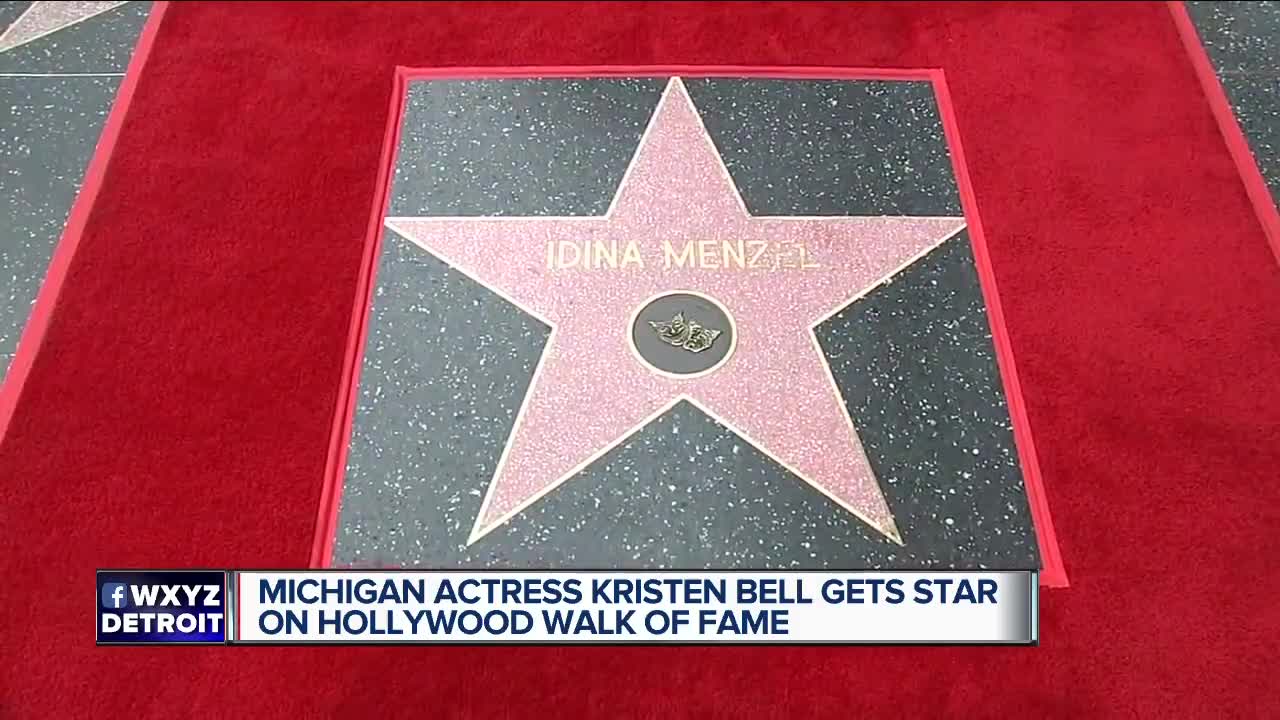 Michigan actress Kristen Bell gets star on Hollywood Walk of Fame