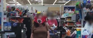 Walmart bans couple wearing swastika masks