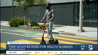 Free scooter rides for health workers
