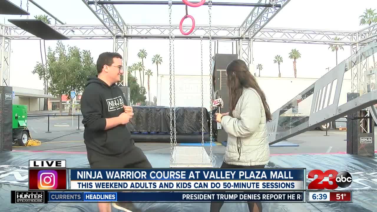 Ninja Warrior at Valley Plaza Mall this weekend
