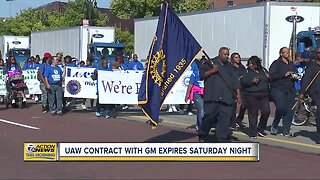 UAW contract with GM expires Saturday night