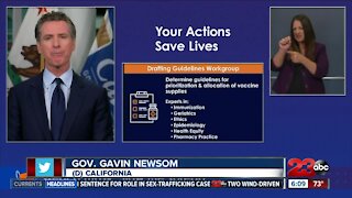 Newsom announces scientific workgroup to review COVID-19 vaccine