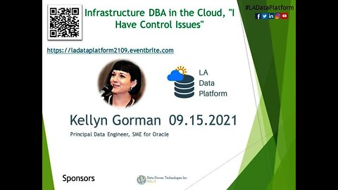 September 2021 - Infrastructure DBA in the Cloud by Kellyn Gorman (@DBAKevlar)