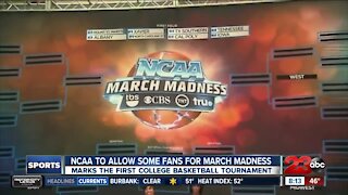 NCAA to allow some fans for March Madness