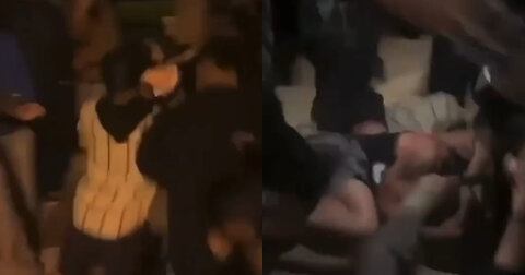 Disturbing Video Captures Three Marines Viscously Attacked by Dozens of Teens