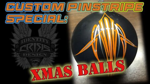 Custom Pinstripe Special: Xmas Balls