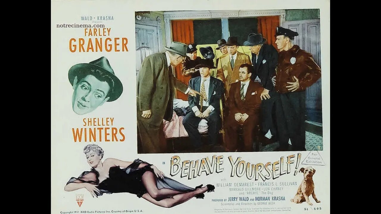 Behave Yourself 1951 Shelly Winters Farley Granger 