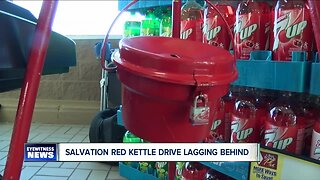 Salvation Army Red Kettle campaign lagging