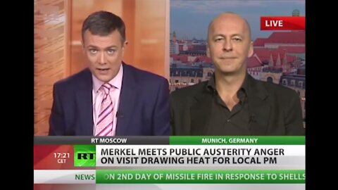 The real enemy is the central banking system - Oliver Janich on Russia today 2012