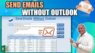 How To Send Emails using Excel WITHOUT Outlook
