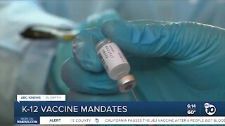 K-12 vaccine mandates