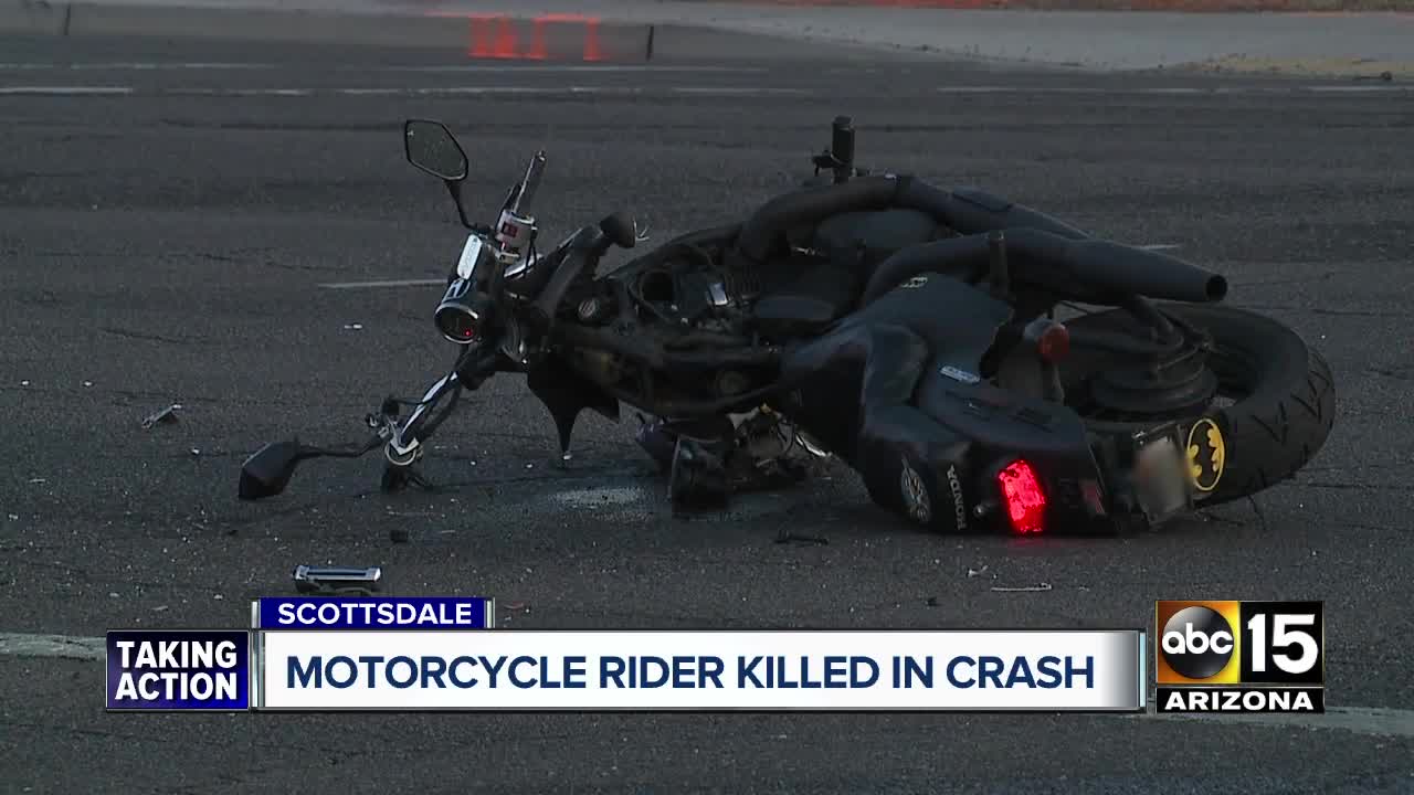 Police investigating deadly motorcycle crash in Scottsdale
