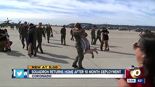 Squadron returns home after 10 month deployment