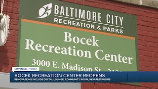 Bocek Recreation Center in East Baltimore