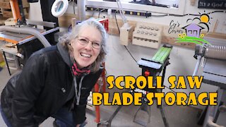 Scroll Saw Blade Storage