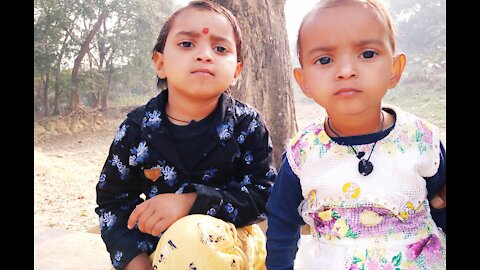 INDIAN CHILDREN UTENSILS WASHING VIDEO