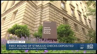 First round of stimulus checks deposited