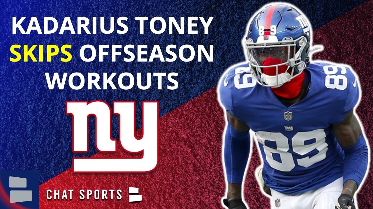 NY Giants Rumors Kadarius Toney SKIPS Giants Offseason Workouts
